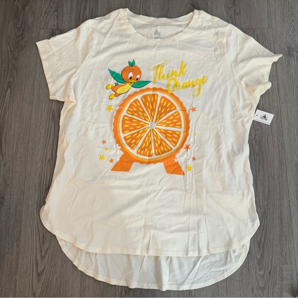 Disney Think Orange Organge Bird Shirt
